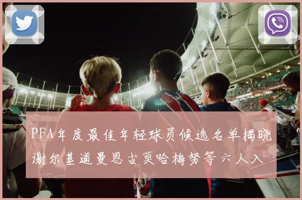 PFA年度最佳年轻球员候选名单揭晓谢尔基道曼恩古莫哈梅努等六人入围